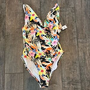 Old Navy Floral One Piece Bathing Suit